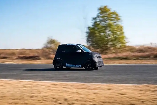 smart精灵2骡车测试谍照曝光 2026年首发续航超300公里 smart精灵2骡车测试谍照曝光 2026年首发续航超300公里