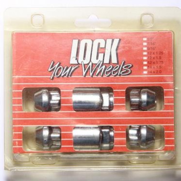 汽车轮胎防盗螺母MCLN021s镀铬紧固件保障行车安全