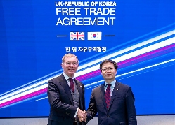 韩国英国完成自贸协定升级谈判 汽车美妆关税门槛大幅降低